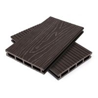 Террасная доска пустотелая ДПК Венге Террасная доска пустотелая ДПК Венге