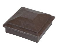 Крышка верхняя ПВХ для столба 100х100 Венге