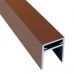 П-профиль алюминиевый 35x25 Коричневый от производителя  EasyDecking по цене 750 р
