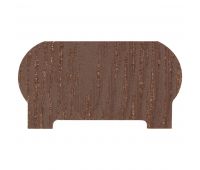 Заглушка торцевая для перил ДПК 95х50 Шоколад Заглушка торцевая для перил ДПК 95х50 Шоколад