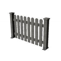 Декоративные ограждения ДПК " Сежурне", Серый базальт, шлифованное Декоративные ограждения ДПК " Сежурне", Серый базальт, шлифованное