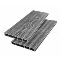 Грядочная доска ДПК с 3D-текстурой SW Rumex Пепельный Грядочная доска ДПК с 3D-текстурой SW Rumex Пепельный