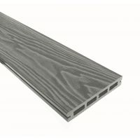 Террасная доска Смарт 3D Пустотелая с пазом Анис Террасная доска Смарт 3D Пустотелая с пазом Анис