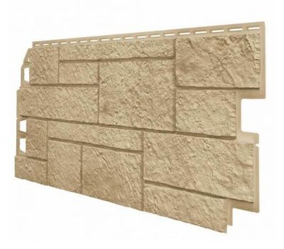 Фасадные панели (Цокольный Сайдинг) VOX Vilo SANDSTONE Песочный от производителя  Vox по цене 570 р