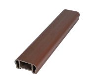 Перила верхнее фигурное 100х50 Extrusion Махагон Перила верхнее фигурное 100х50 Extrusion Махагон