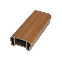 Перила верхнее фигурное 100х50 Extrusion Тик Перила верхнее фигурное 100х50 Extrusion Тик