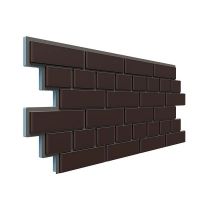 Фасадная термопанель Кирпич 20 мм - Коричневый Фасадная термопанель Кирпич 20 мм - Коричневый