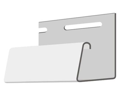 J-планка цокольная  для цокольного сайдинга от производителя  Nordside по цене 240 р