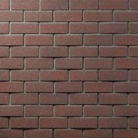 Плитка Фасадная битумная, HAUBERK кирпич Обожжённый