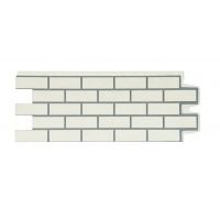 Фасадные панели Премиум состаренный кирпич Молочный (шов RAL 7006)