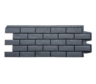 Фасадные панели Премиум состаренный кирпич Графит (шов RAL 9005) от производителя Grand Line по цене 615 р Фасадные панели Премиум состаренный кирпич Графит (шов RAL 9005) от производителя Grand Line по цене 615 р