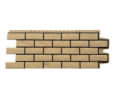 Фасадные панели Премиум состаренный кирпич Песочный (шов RAL 9005) от производителя Grand Line по цене 663 р Фасадные панели Премиум состаренный кирпич Песочный (шов RAL 9005) от производителя Grand Line по цене 663 р