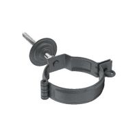 Декоративный хомут трубы под метиз с комплектом крепления RR 23 Маренго matt 150/100