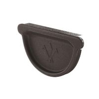 Заглушка универсальная с резиновым уплотнителем RR 32 Тёмно-коричневый matt 125/90