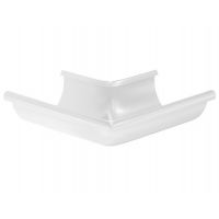 Угол желоба, наружный 90° RR 20 Мраморно-белый 125/90 Угол желоба, наружный 90° RR 20 Мраморно-белый 125/90